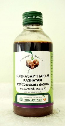 Vaidyaratnam Ayurvedic, Rasnasapthakam Kashayam, 200 ml